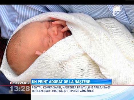 Pentru comercianti, nasterea printului e prilej sa-si dubleze vazarile