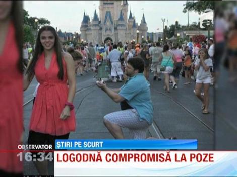 Logodna compromisa la Disneyland