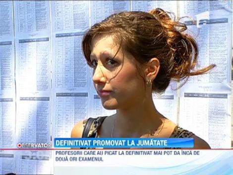 3.500 de profesori nu au luat note de trecere la examenul de definitivat