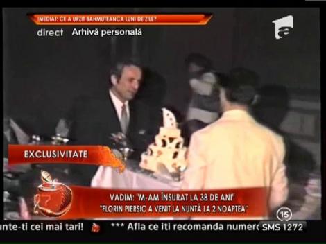 Vadim Tudor: "Sotia mea nu a vrut sa se imbrace in alb in ziua nuntii"