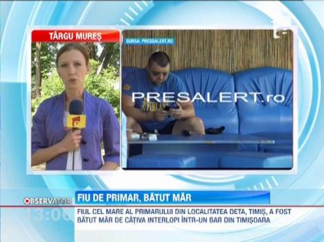 Fiul primarului din Deta, batut mar, intr-un bar din Timisoara