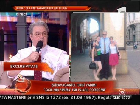 Vadim Tudor: "Locul meu preferat de vacanta este Palatul Cotroceni"