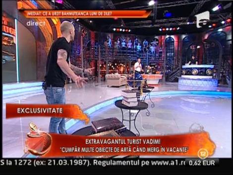 Vadim Tudor, cumparaturi in vacanta