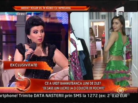 Adriana Bahmuteanu: "De 6 luni lucrez la o colectie de rochite"
