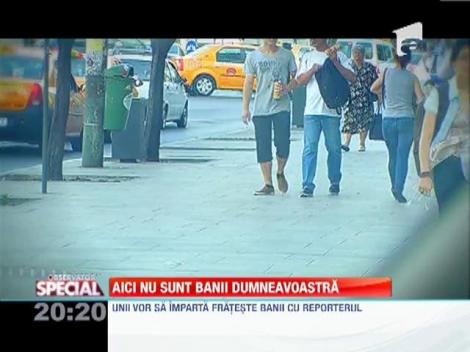 Banii gasiti pe strada si sinceritatea romanilor