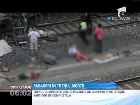 Accidentul feroviar din Spania: 60 de morti si 130 de raniti dupa deraierea unui tren