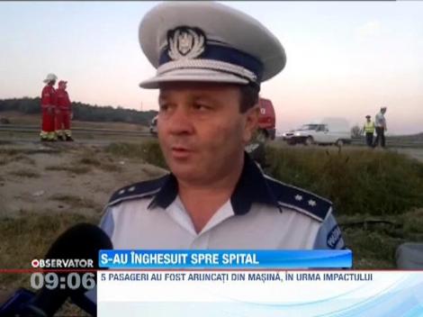 Grav accident rutier pe marginea drumului dintre Drobeta Turnu Severin si Strehaia