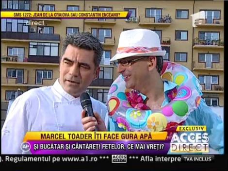 Marcel Toader gateste paste cu dovlecei si usturoi