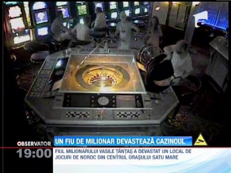 Fiul milionarului care a devastat un cazinou nu a fost retinut