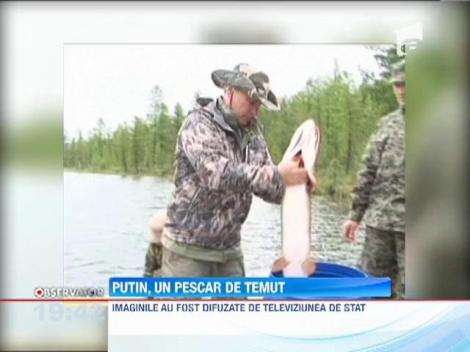 Vladimir Putin, un pescar de temut
