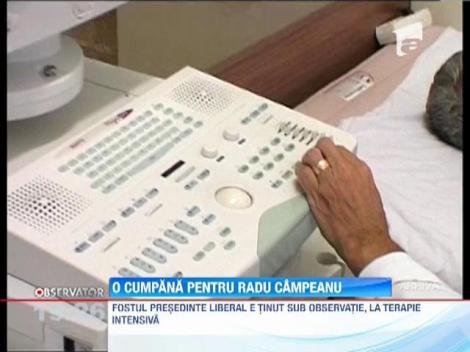 Radu Campeanu, internat la terapie intensiva