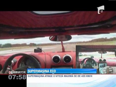 O supermasina ECO atinge o viteza maxima de 420 km/h