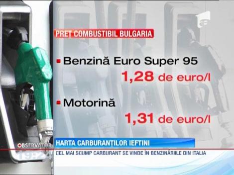 Harta carburantilor ieftini
