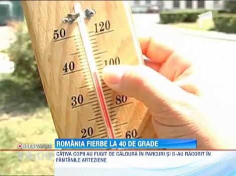 Luni, cea mai calduroasa zi din an. Vor fi pana la 50 de grade, la soare!