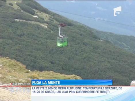 Muntele, singurul refugiu din calea caniculei