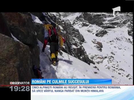Cei 5 alpinisti romani care au escaladat varful Nanga Parbat s-a intors acasa
