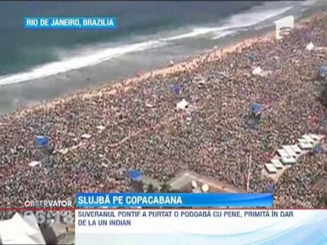 Vizita Papei Francisc in Rio de Janeiro a atras un numar record de turisti in Brazilia