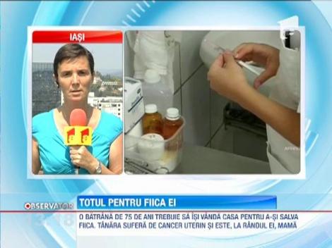 O batrana de 75 de ani trebuie sa-si vanda casa ca sa-i salveze viata fiicei sale