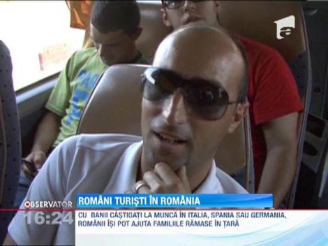 Romanii care muncesc in strainatate se intorc in tara, ca turisti