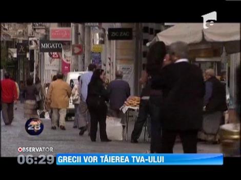 Grecii vor taierea TVA-ului si la cumparaturile prin card