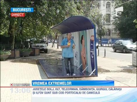 Codul portocaliu de canicula topeste vestul si sud-vestul tarii