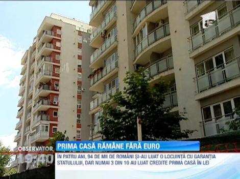 UPDATE / Programul Prima Casa, doar in lei
