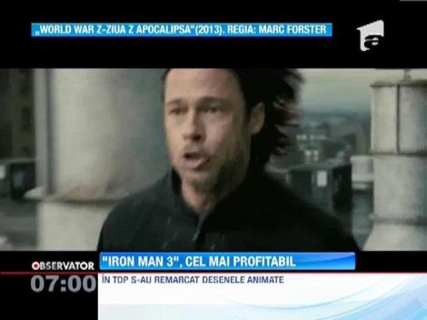 Cel mai scump actor, cel mai profitabil film:  "Omul de fier 3" se afla in top 5 la incasari