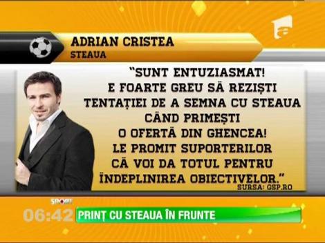 Steaua l-a transferat pe Adrian Cristea