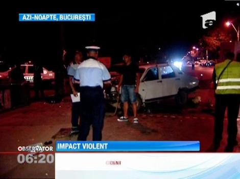 O femeie aflata sub influenta alcoolului a ajuns la spital, dupa ce a provocat un accident rutier