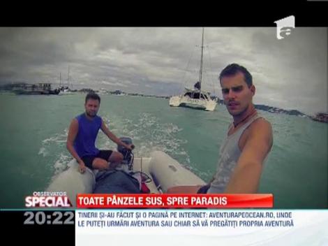 Doi tineri romani, vacanta de vis pe coasta Thailandei