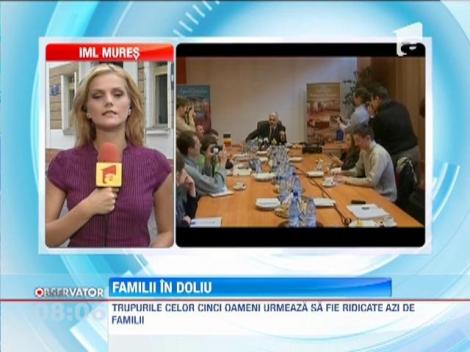 Familiile vor ridica astazi trupurile celor cinci victime ale accidentului aviatic din judetul Mures