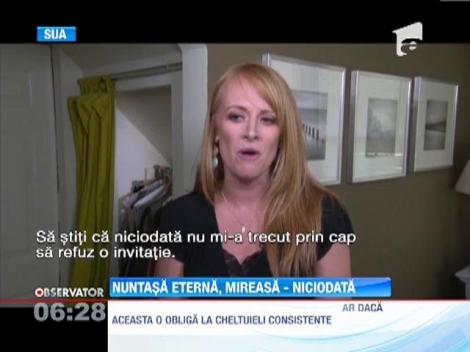 Indragostita de nunti! A participat la 75 de cununii religioase, iar la 12 dintre ele a fost domnisoara de onoare