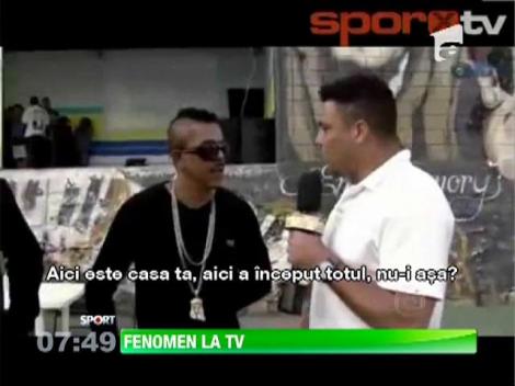 Il Fenomeno s-a reprofilat! Ronaldo a trecut la rap si televiziune!