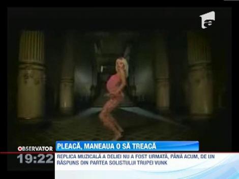 Delia Matache, manea cu dedicatie pentru solistul trupei Vunk