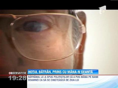 Cel mai batran hot din Romania, prins cu mana in geanta