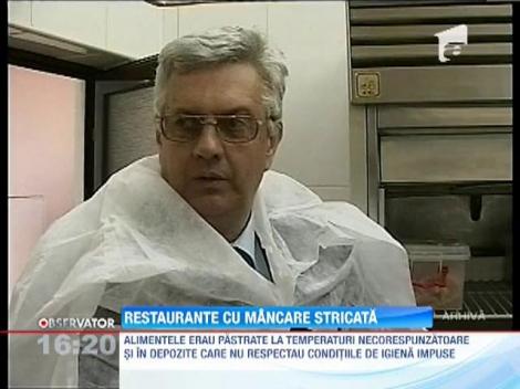 Restaurante cu alimente stricate