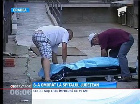 Un barbat s-a aruncat de la etajul al saptelea din Spitalul Judetean din Oradea