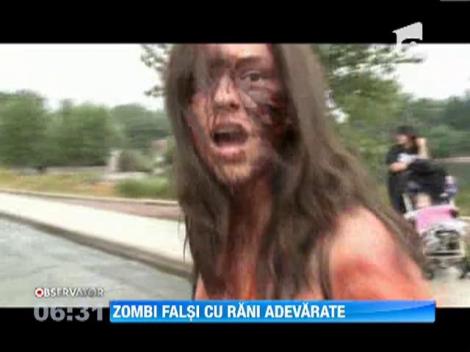 Zombi falsi cu rani adevarate