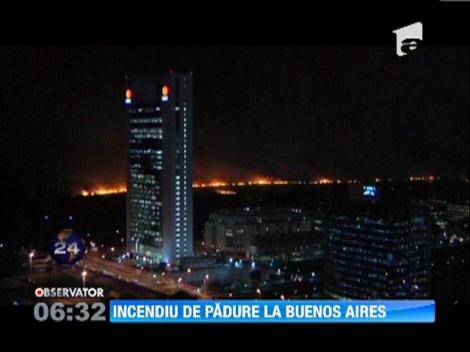 Un incendiu de padure a izbucnit intr-o rezerva ecologica de la Buenos Aires