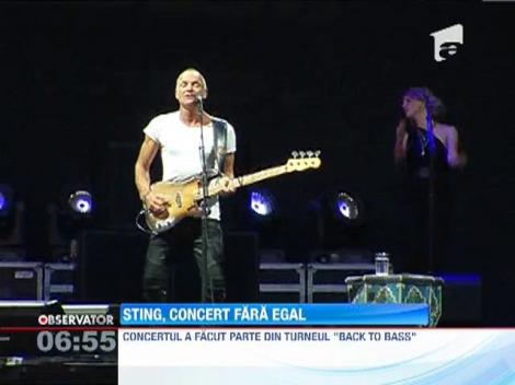 "Voce" de fundal de 12.000 de oameni la concertul lui STING de la Bucuresti