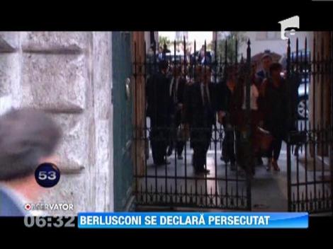 Silvio Berlusconi se declara persecutat dupa anuntarea sentintei