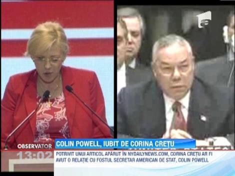 Colin Powell, iubit de europarlamentarul roman Corina Cretu