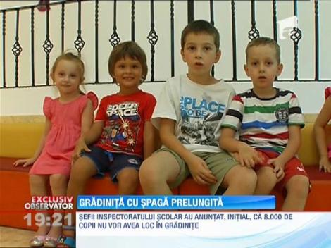 Gradinitele de stat fac inscrieri, desi, oficial, sunt in vacanta
