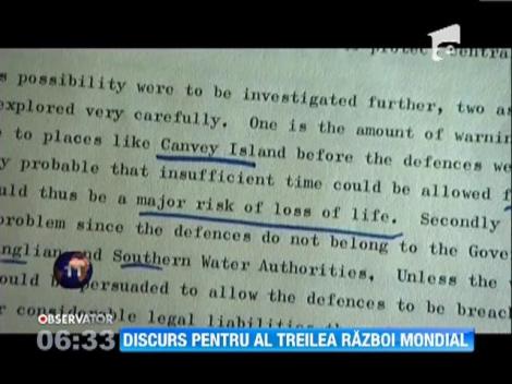 Regina Elisabeta a II-a avea discursul scris in eventualitatea izbucnirii celui De-al Treilea Razboi Mondial