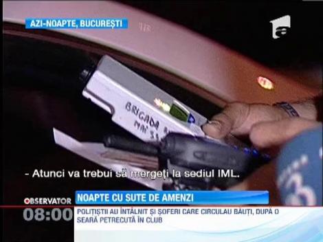 Sute de taximetristi au fost amendati de politistii de la Rutiera