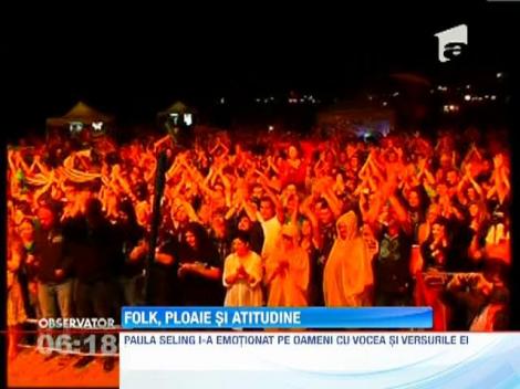 Ovidiu Lipan-Tadarica si Paula Seling au concertat in a treia zi a festivalului ''Folk You! Florian Pitis"