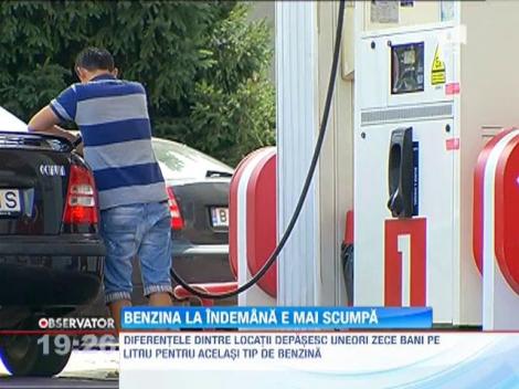 Benzina la indemana e mai scumpa