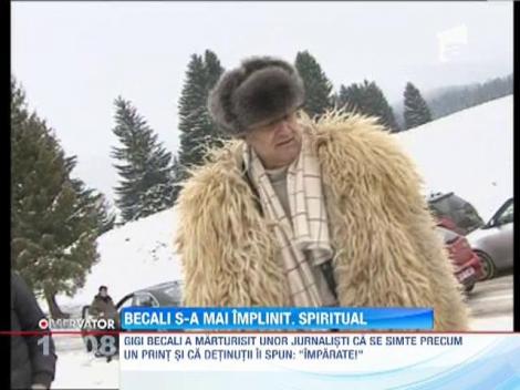 Gigi Becali ar fi luat in greutate de cand se afla in inchisoare