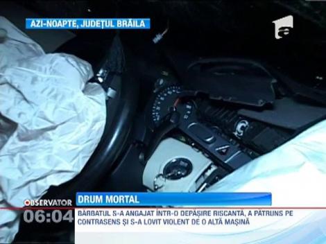 Grav accident rutier pe soseaua de centura a Brailei