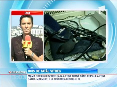 Baietelul de 5 ani batut cu salbaticie de iubitul mamei pentru ca n-a vrut sa stea la tuns, a murit